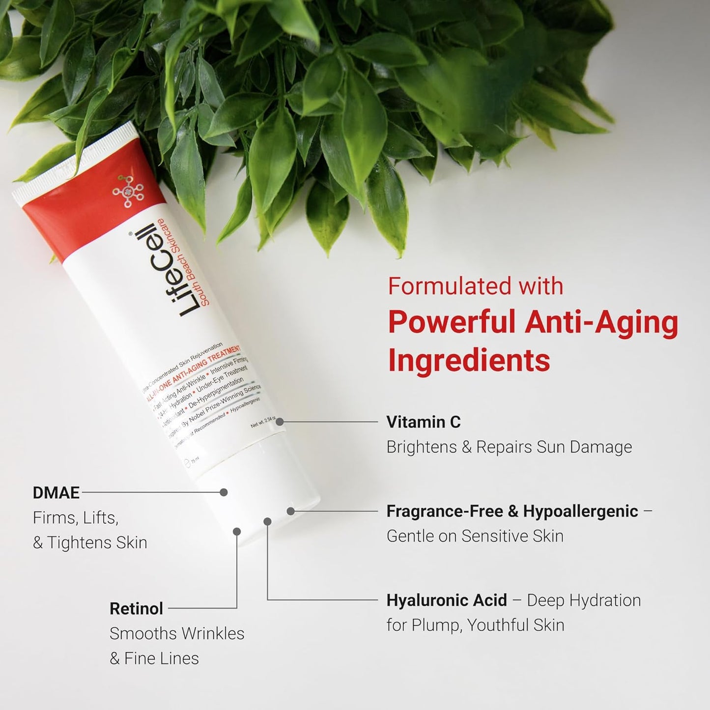 LifeCell Ultra Concentrated All In One Anti-Aging Cream 2.54 oz / 75 ml