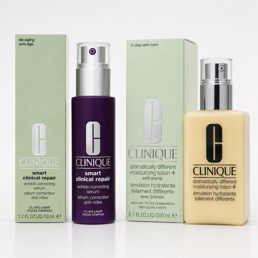 Clinique Smart Clinical Repair Serum & Dramatically Different Moisturizing Lotion+ Set